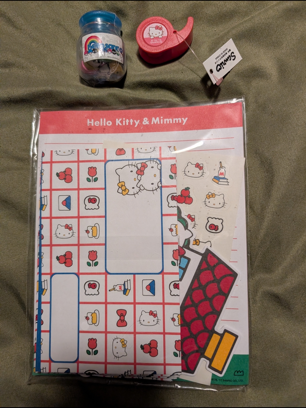 Hello Kitty & Mimmy Stationary Set Loot Crate Exclusive